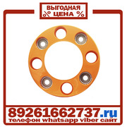 Колпаки колёсные 17.5 19.5 ободок на 8 шпилек пластик Оранж в Москве